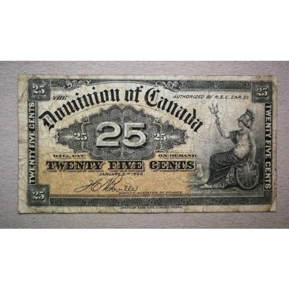 Kanada 25 Cents 1900 F-