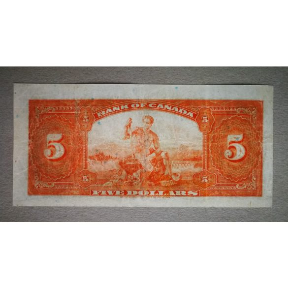 Canada 5 Dollars 1935 F