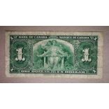 Canada 1 Dollar 1937 F+