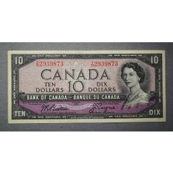 Canada 10 Dollars 1955-61 XF+