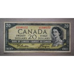 Canada 20 Dollars 1954 VF-