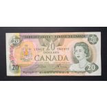 Canada 20 Dollars 1979 VF