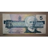 Canada 5 Dollars 1986 XF
