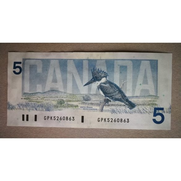 Canada 5 Dollars 1986 XF