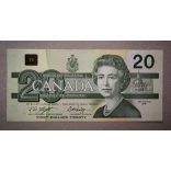 Canada 20 Dollars 1991 XF+