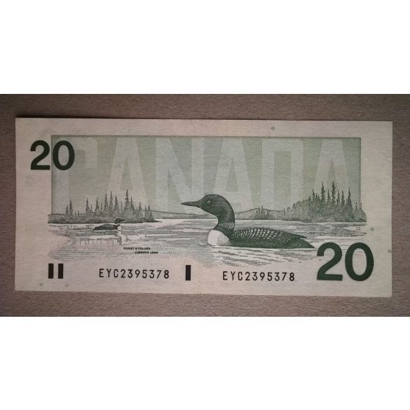 Canada 20 Dollars 1991 XF+