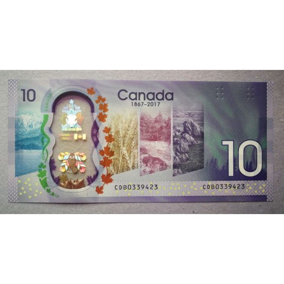 Canada 10 Dollars 2017 Unc