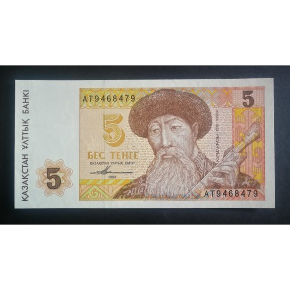 Kazahsztán 5 Tenge 1993 UNC 