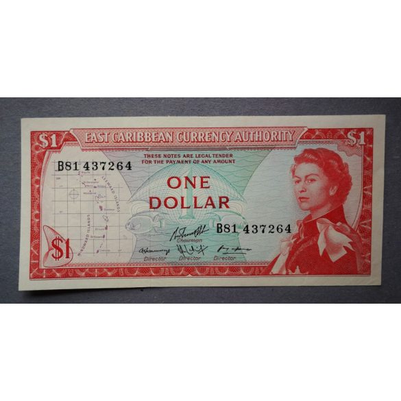 Eastern Caribbean States 1 Dollar 1965 aUNC