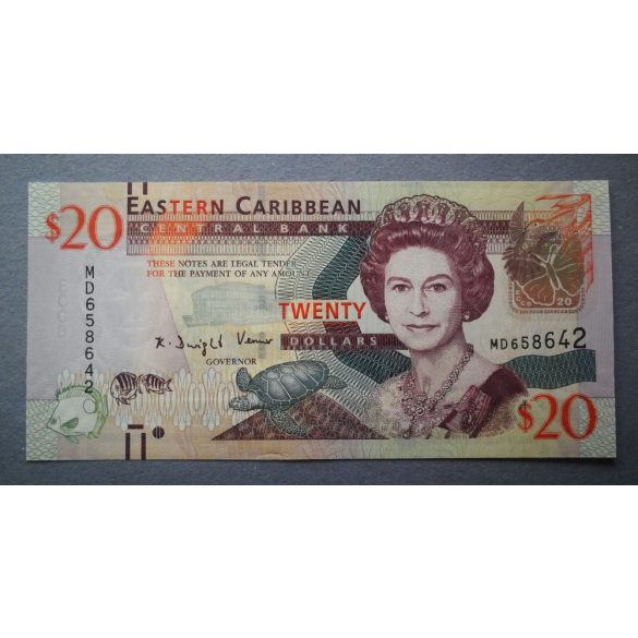 Eastern Caribbean States 20 Dollars 2012 UNC