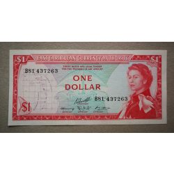Kelet-karibi Államok 1 Dollars 1965 XF+