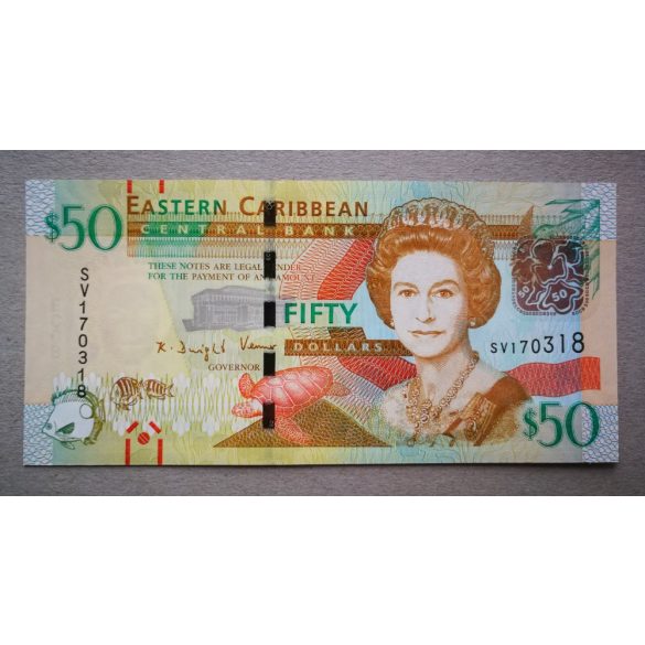 Eastern Caribbean States 50 Dollars 2012 UNC