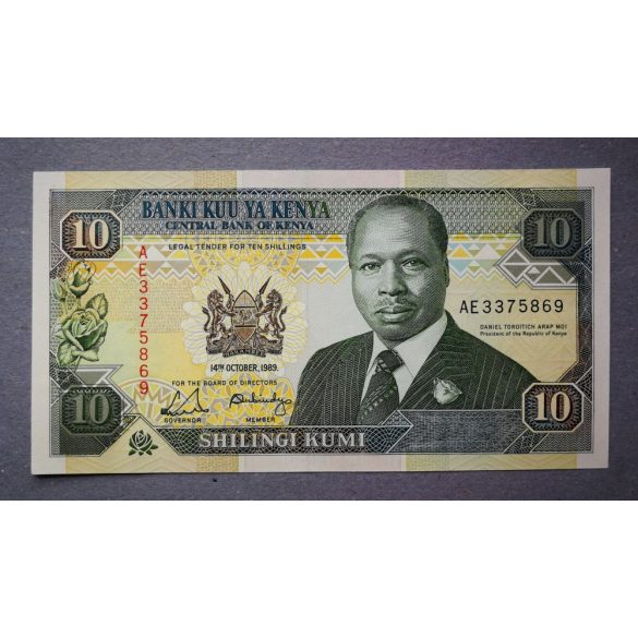 Kenya 10 Shilingi 1989 UNC