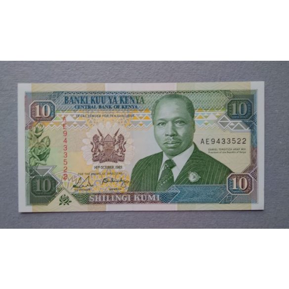 Kenya 10 Shilingi 1989 Unc-