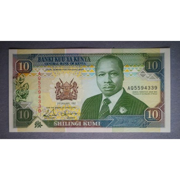 Kenya 10 Shillings 1992 UNC