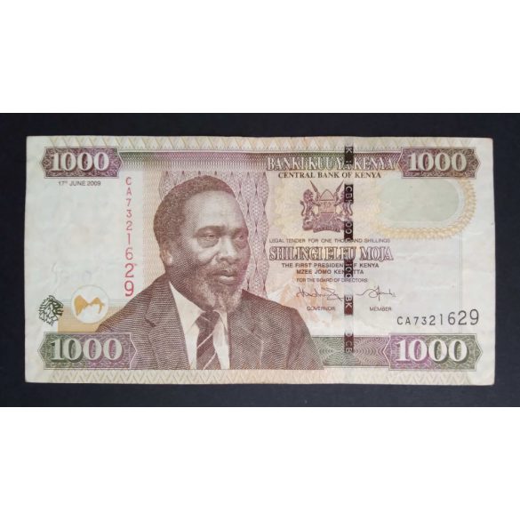 Kenya 1000 Shillings 2009 F