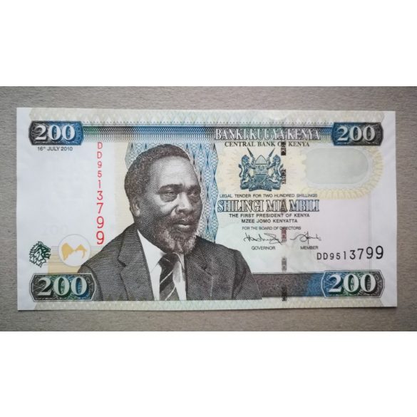 Kenya 200 Shillings 2010 UNC