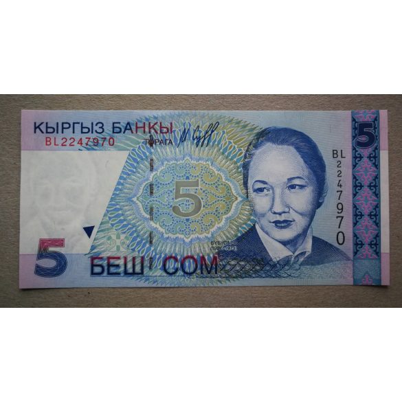 Kirgizisztán 5 Com 1997 UNC