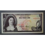 Kolumbia 2 Pesos 1977 UNC-