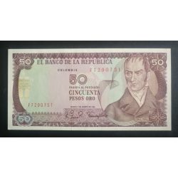 Kolumbia 50 Pesos 1981 UNC-