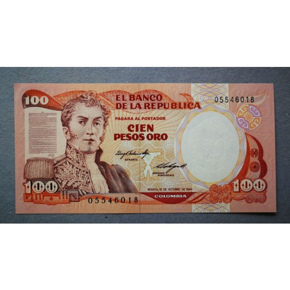 Colombia 100 Pesos 1984 UNC