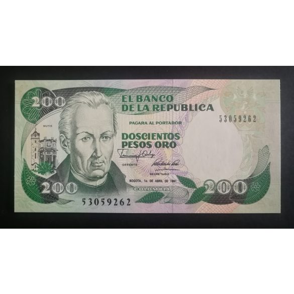 Colombia 200 Pesos 1991 UNC