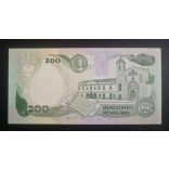 Kolumbia 200 Pesos 1991 UNC