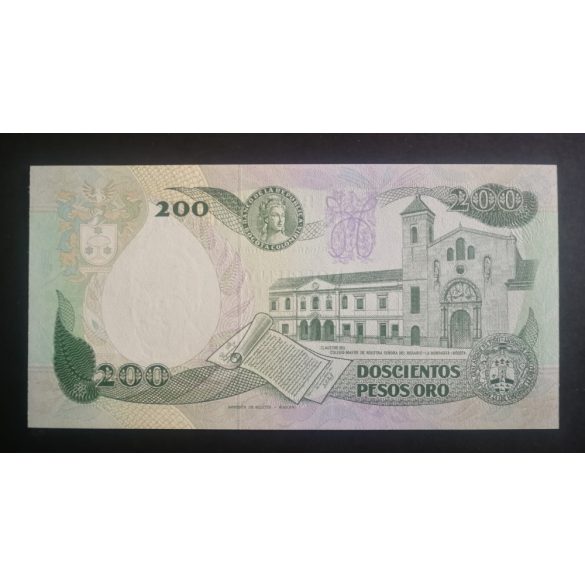 Kolumbia 200 Pesos 1991 UNC