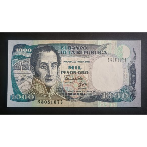 Kolumbia 1000 Pesos 1992 UNC