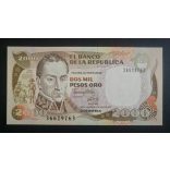 Kolumbia 2000 Pesos 1992 UNC