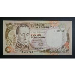 Colombia 2000 Pesos 1992 UNC