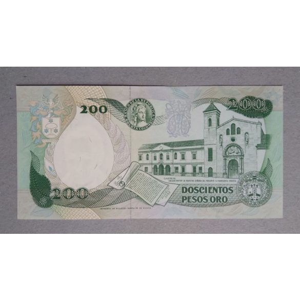 Kolumbia 200 Pesos 1992 UNC