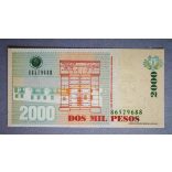 Kolumbia 2000 Pesos 2008 UNC