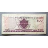 Congo 500 Francs 1962 F