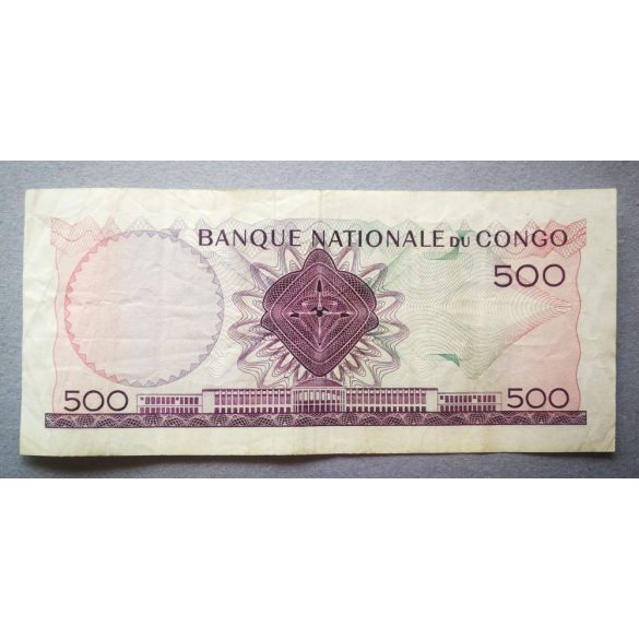 Congo 500 Francs 1962 F