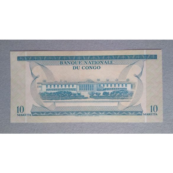 Congo 10 Makuta 1970 XF