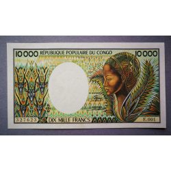 Kongó 10000 Francs 1983 Unc-