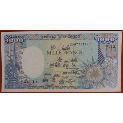 Congo 1000 Francs 1992 UNC