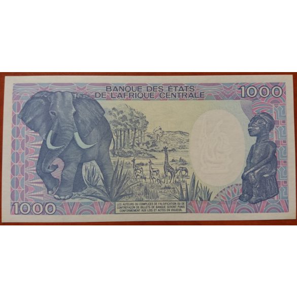 Congo 1000 Francs 1992 UNC