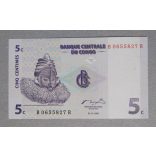 Congo 5 Centimes 1997 Unc