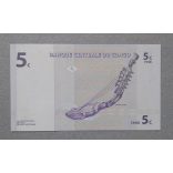 Congo 5 Centimes 1997 Unc