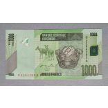 Congo 1000 Francs 2005 Unc