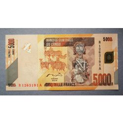 Congo 5000 Francs 2005 Unc