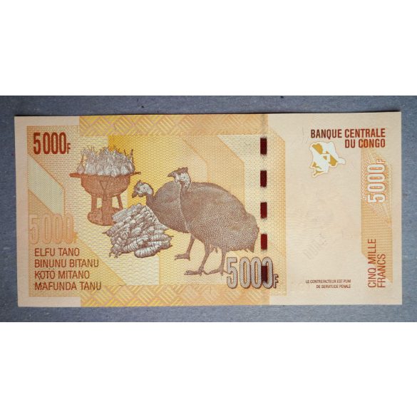 Congo 5000 Francs 2005 Unc