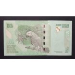 Congo 1000 Francs 2020 Unc 