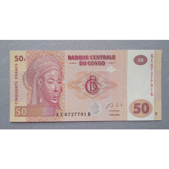 Congo 50 Francs 2020 Unc