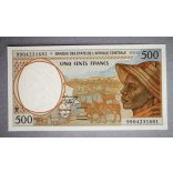 Central African States Central African Republic 500 Francs 1999 UNC