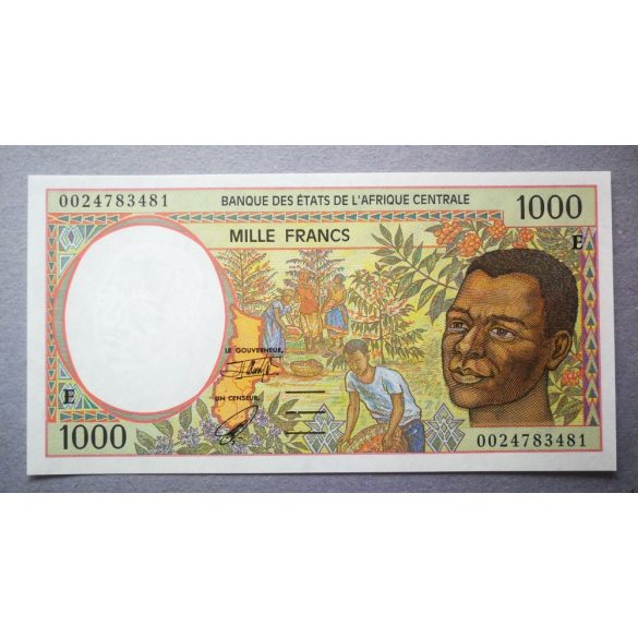 Közép-Afrikai Államok, Kamerun 1000 Francs 2000 UNC