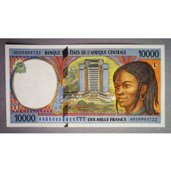 Közép-Afrikai Államok Gabon 10000 Francs 2000 UNC