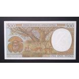 Közép-Afrikai Államok Kongó 500 Francs 2000 UNC 